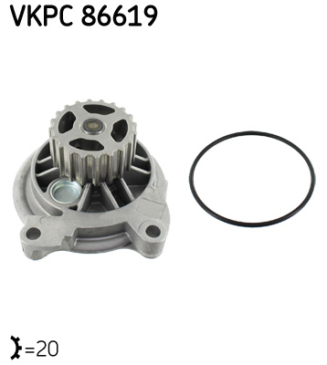 SKF Vízpumpa VKPC86619_SKF